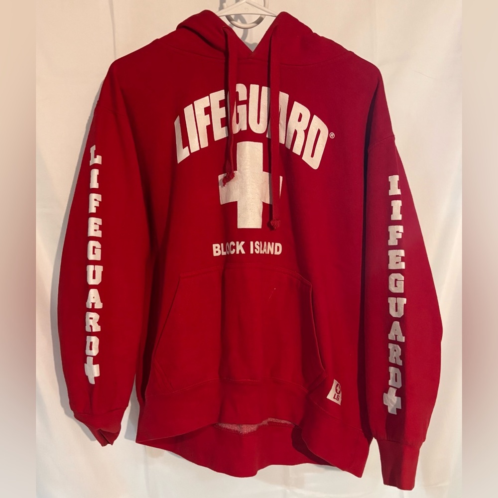 Red Lifeguard Hoodie